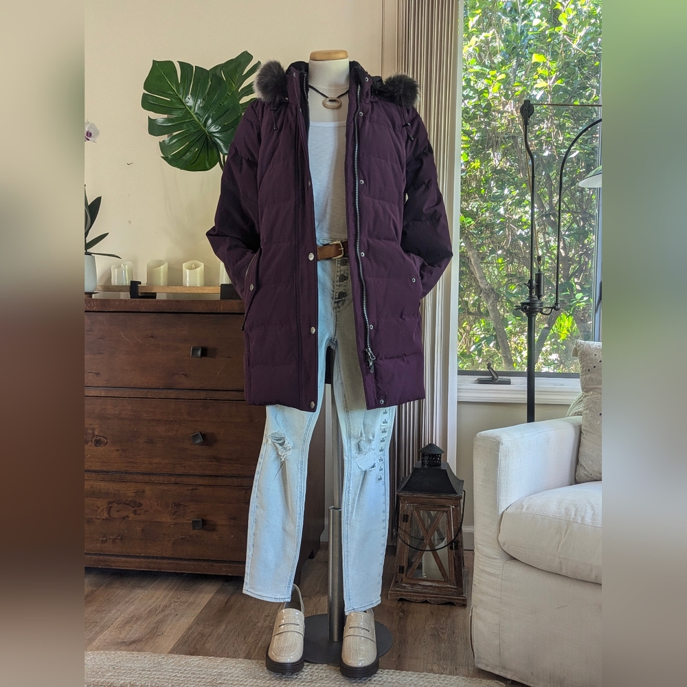ARCTIC EXPEDITION HybraDown Insulation Down Parka Mid L Purple Size Medi…